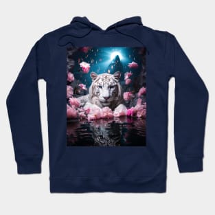 Resting White Tiger 2 Hoodie